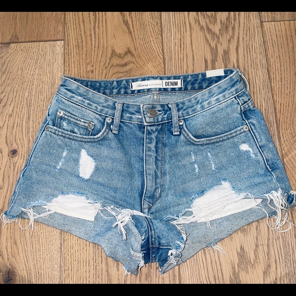 EUC Lovers and Friends Denim shorts